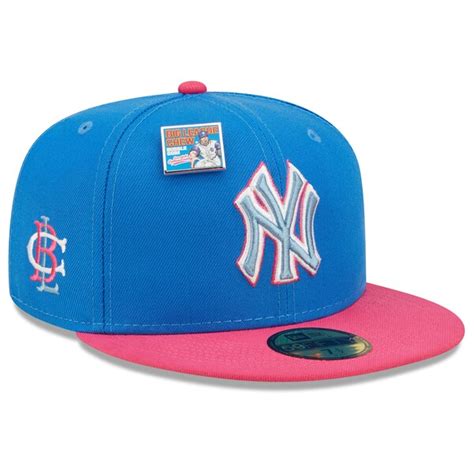 Sweeten your style with a Cotton Candy Yankee Hat